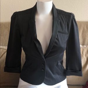 Express Faded Black Suit Jacket
